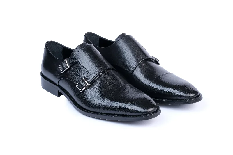 durable formal shoes for men-Zante Double Monk Strap