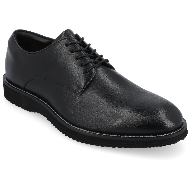 fashionable men’s formal shoes-Thomas & Vine Latimer Plain Toe Derby