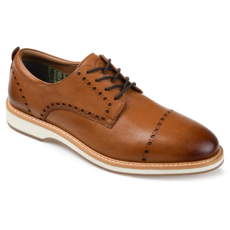 men’s premium oxford shoes-Thomas & Vine Fremont Brogue Derby