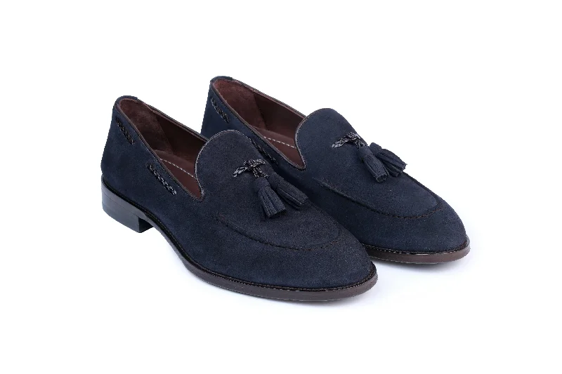 sleek brown dress shoes-Bella Tassel Loafer