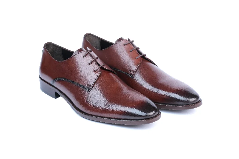 men’s leather shoes for business wear-Pela Derby Shoes