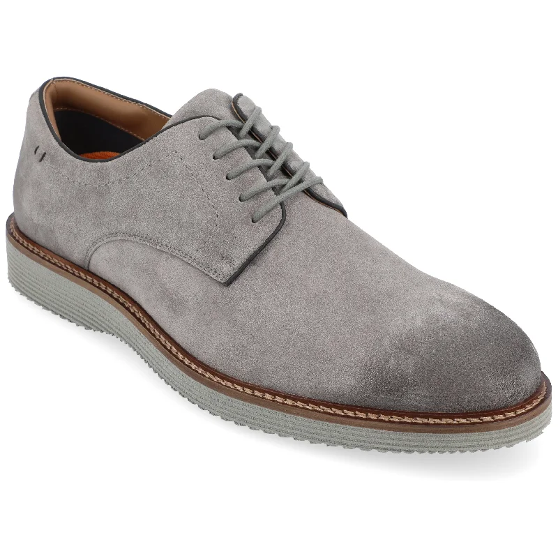 trendy oxford shoes for men-Thomas & Vine Seneca Plain Toe Derby