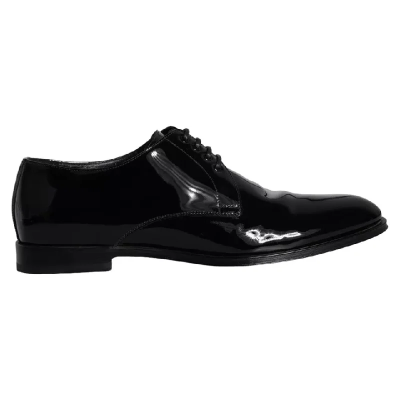 stylish leather dress shoes-Dolce & Gabbana  Calfskin Leather Derby Men Dress Men's Shoes (Pre-Owned)