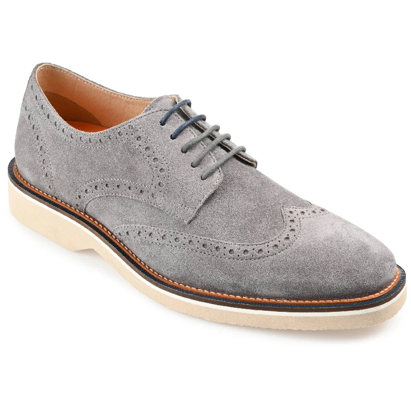 men’s formal shoes with rubber sole-Thomas & Vine Chadwick Wingtip Derby