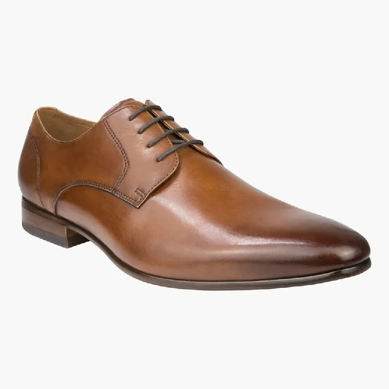 best formal shoes for business professionals-Kobe Plain Toe Derby - Tan | Black