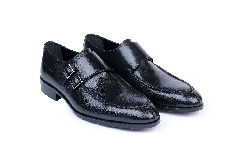 luxury wedding shoes for men-Rodos Double Monk