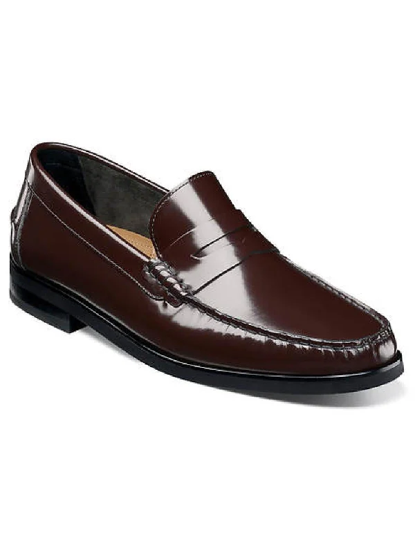 men’s formal shoes with genuine leather-Berkley Mens Leather Dressy Penny Loafers