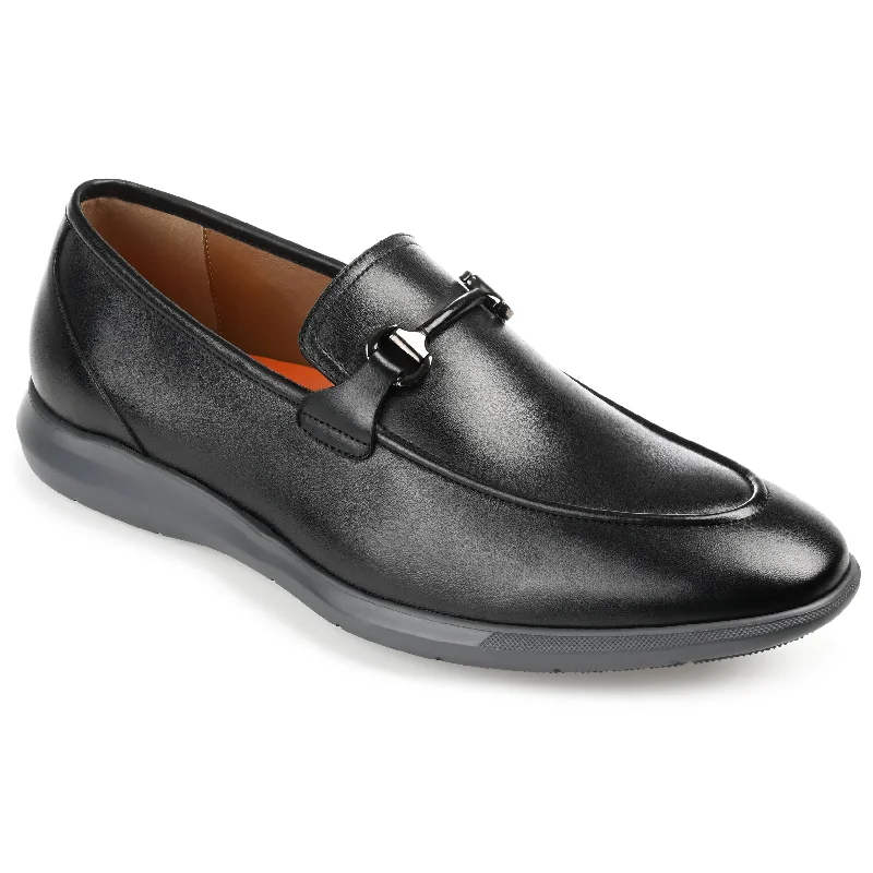 formal shoes with stylish toe cap for men-Thomas & Vine Burns Bit Loafer