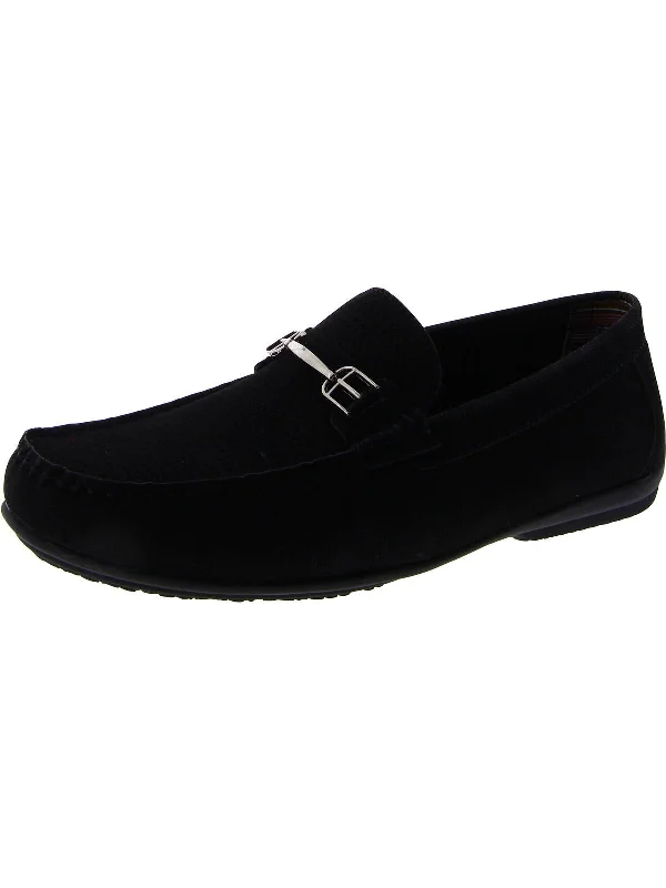 formal shoes for men with polished leather-Corley  Mens Leather Slip On Loafers