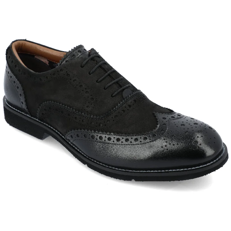 men’s formal shoes with sleek design-Thomas & Vine Covington Brogue Oxford