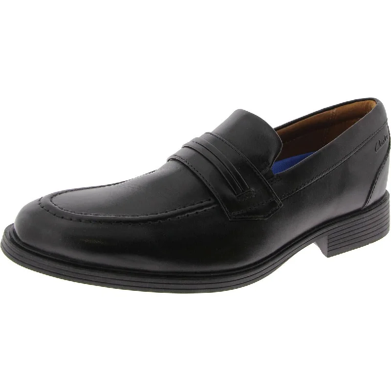 fashionable men’s formal shoes-Malwood Low Mens Leather Slip On Loafers