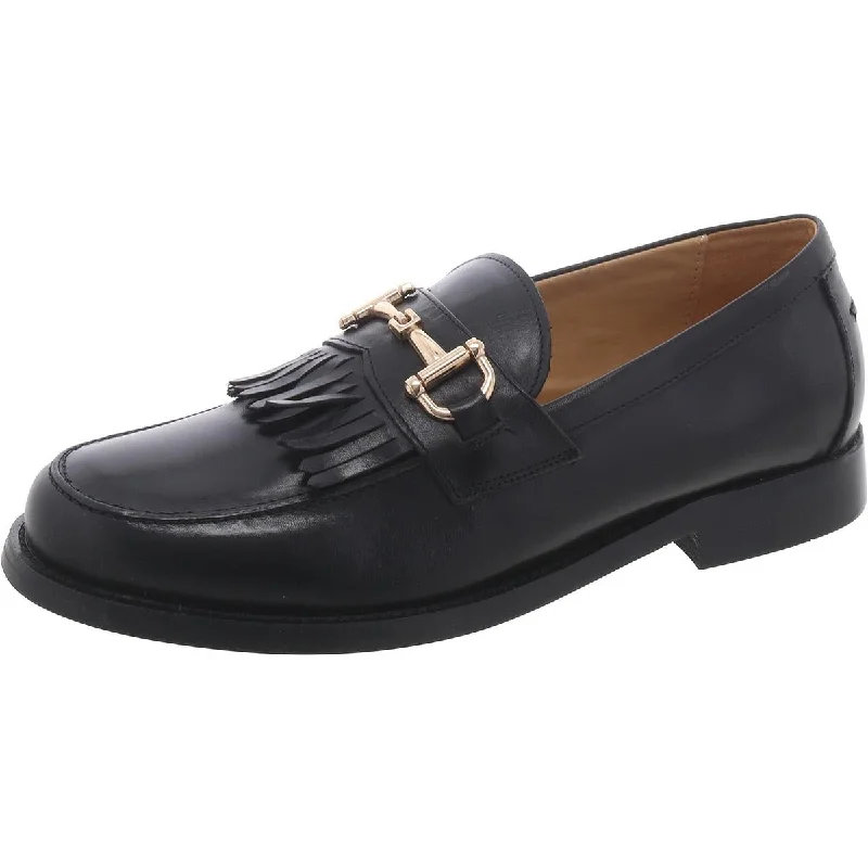 men’s black shoes for formal wear-Bronson Mens Slip On Round Toe Loafers