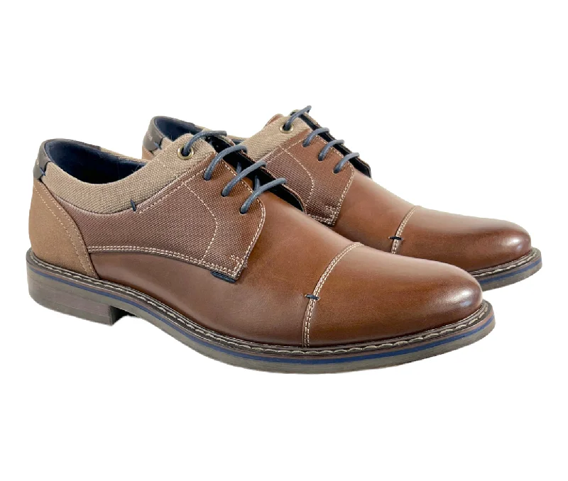 dress shoes for men with smooth leather-Hudson in Tan