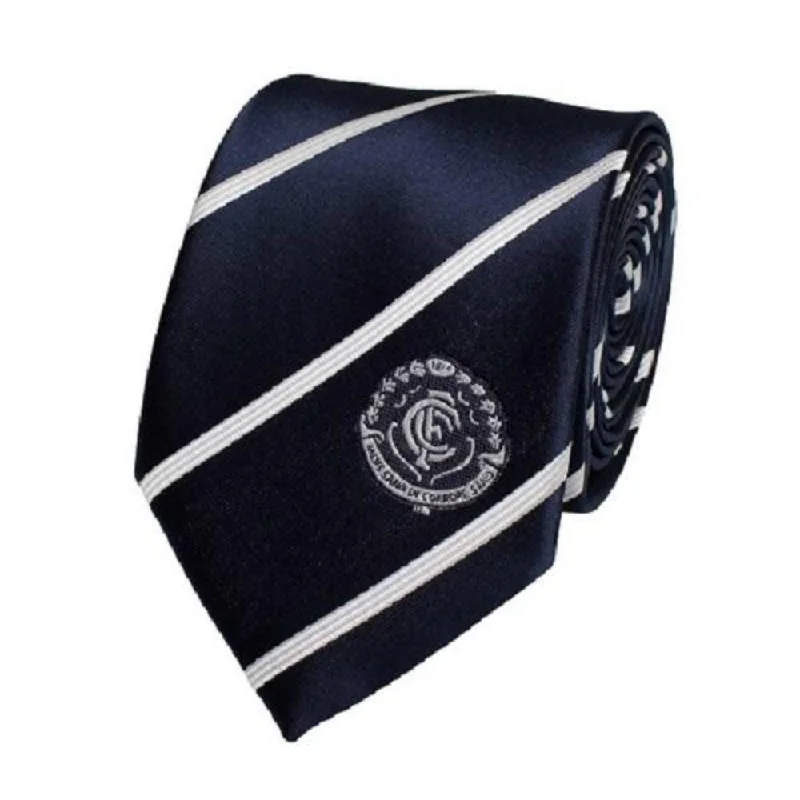 Men's patterned tie for the office-Carlton AFL Microfibre Tie