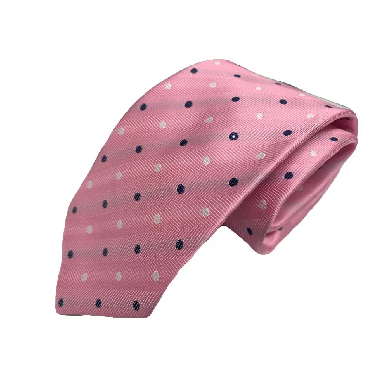 Pink/Wht/Nvy Dots