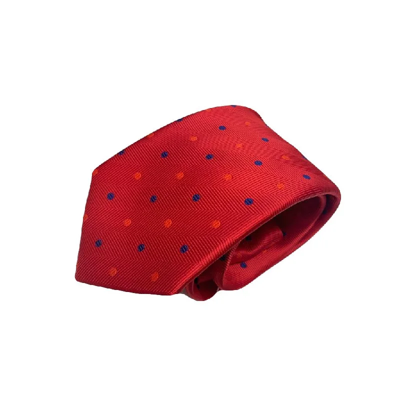 Red/Red/Navy Dots