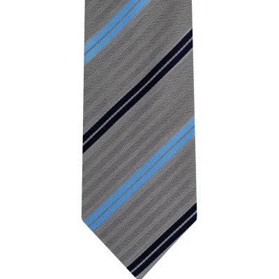 Grey/Navy Blue Stripe