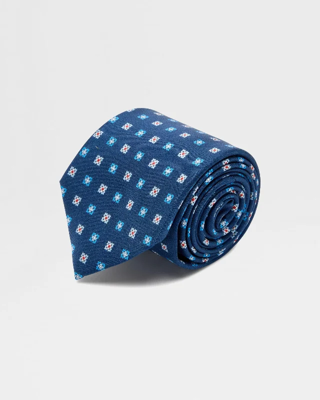 Men's tie for office interviews-Carra Silk Tie