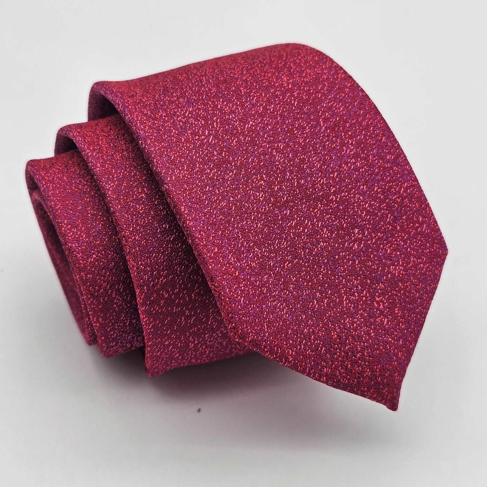 Men's tie for family gatherings-Cranberry Bog Tie