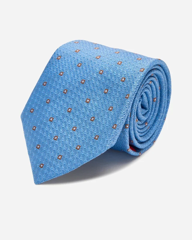 Men's tie with intricate design-Ernest Silk Tie