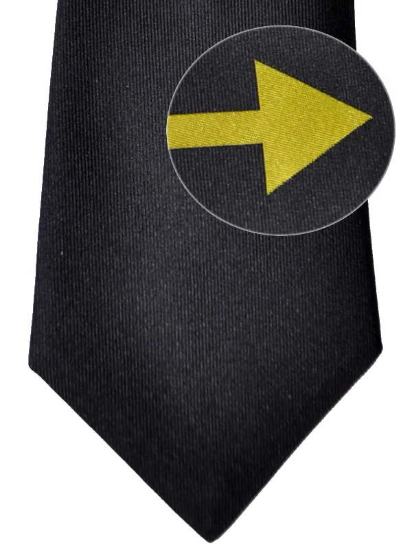 Men's tie for winter-Gene Meyer Tie Black Olive Arrow SALE