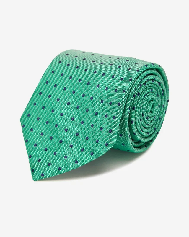 Simple men's tie for interviews-Glen Silk Tie