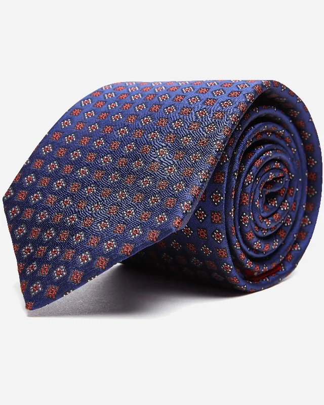 Men's business tie with subtle patterns-Hunter Silk Tie