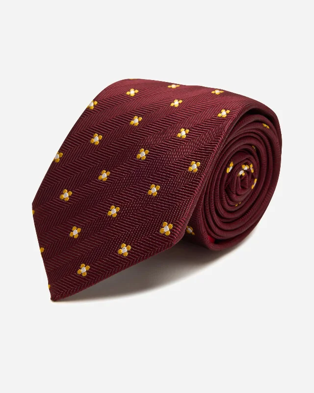 Men's tie with delicate stripes-James Silk Tie