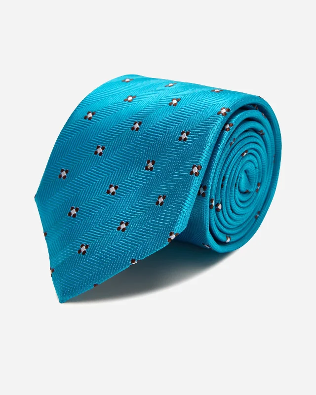 Men's tie with a touch of gold-James Silk Tie