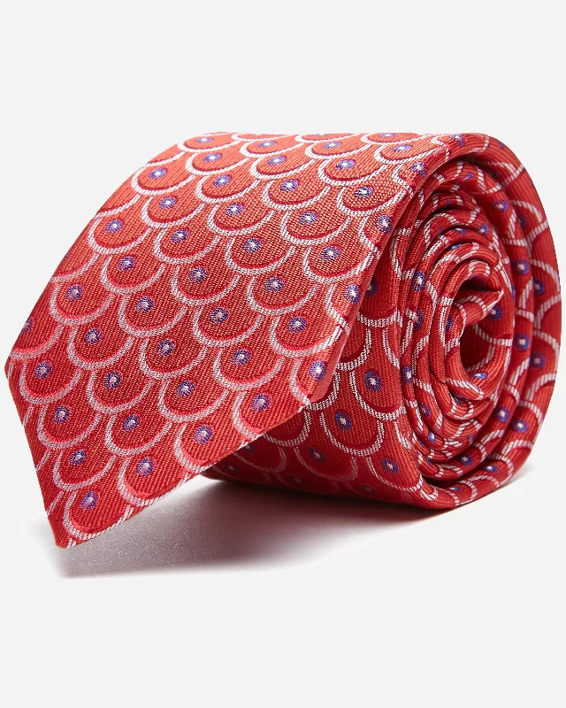 Men's tie with a sophisticated pattern-King Silk Tie