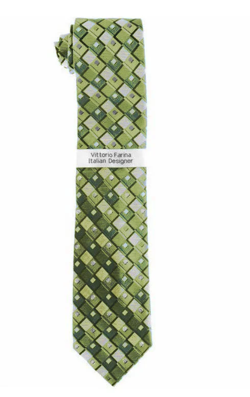 Men's tie for board meetings-Men’s Vittorio Farina Neck Tie w/Hanky