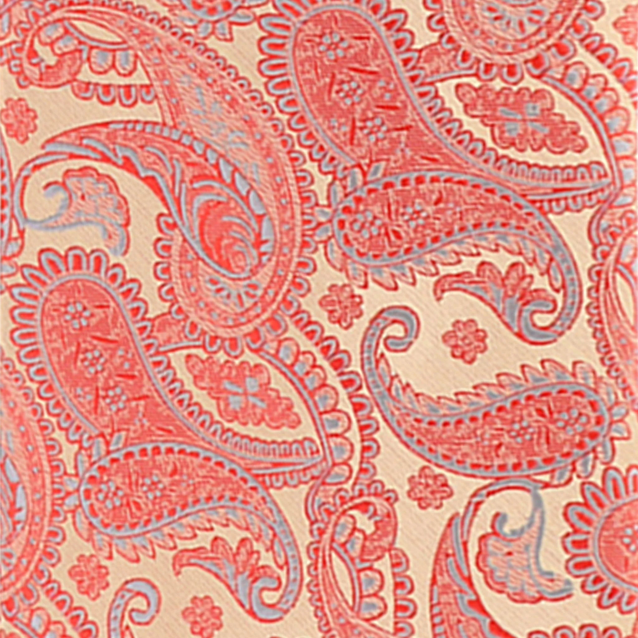 Peach/Gold/Lt.Blue Paisley