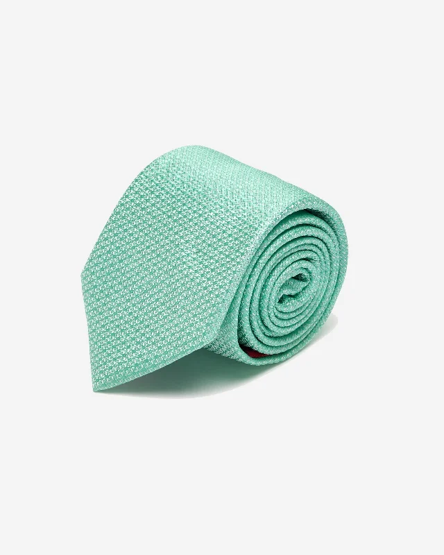 Luxury men's tie for wedding-Neon Green Jacquard Silk Tie