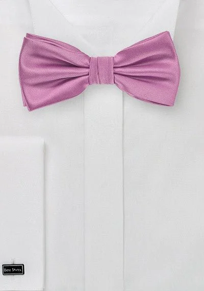 Men's tie with light blue color-Orchid Solid Bowtie