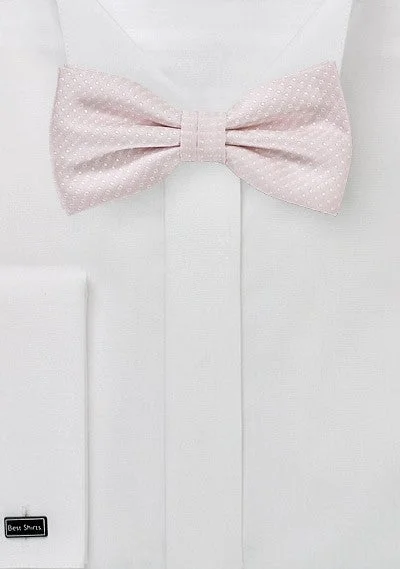 Best necktie for formal wear-Petal Pin Dot Bowtie