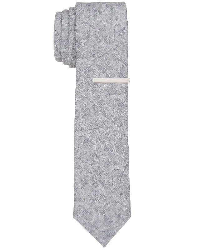 Men's tie for a job interview-Ricey Floral Slim Tie