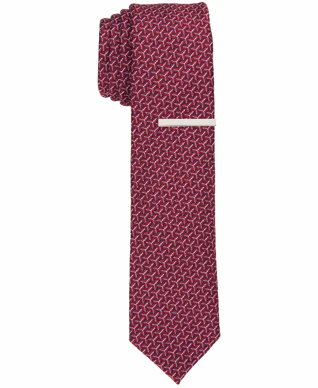 Men's vintage necktie-Rova Geo Slim Tie