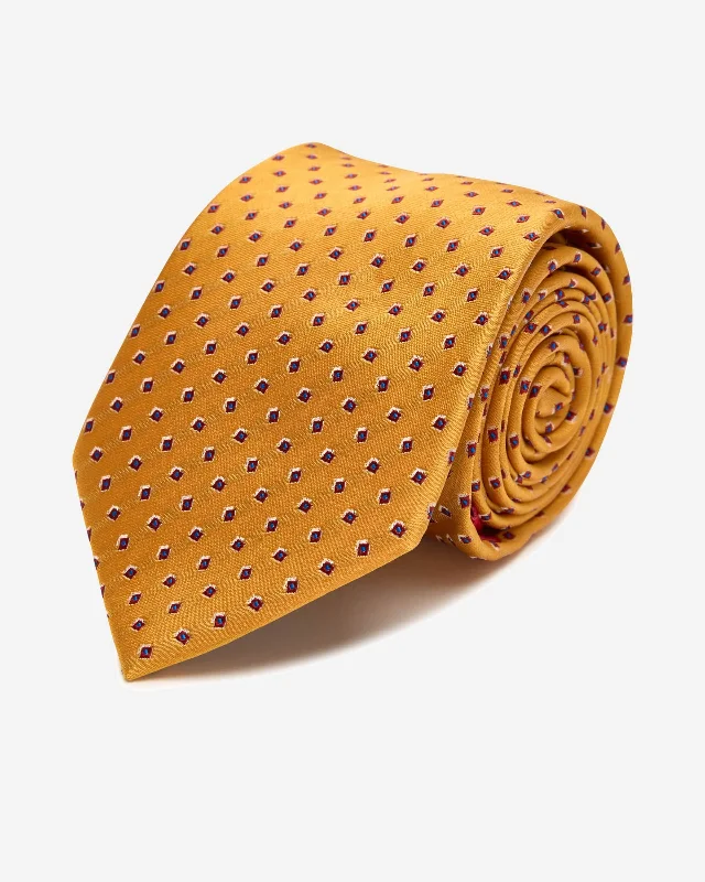 Men's tie with minimalistic pattern-Sampson Silk Tie