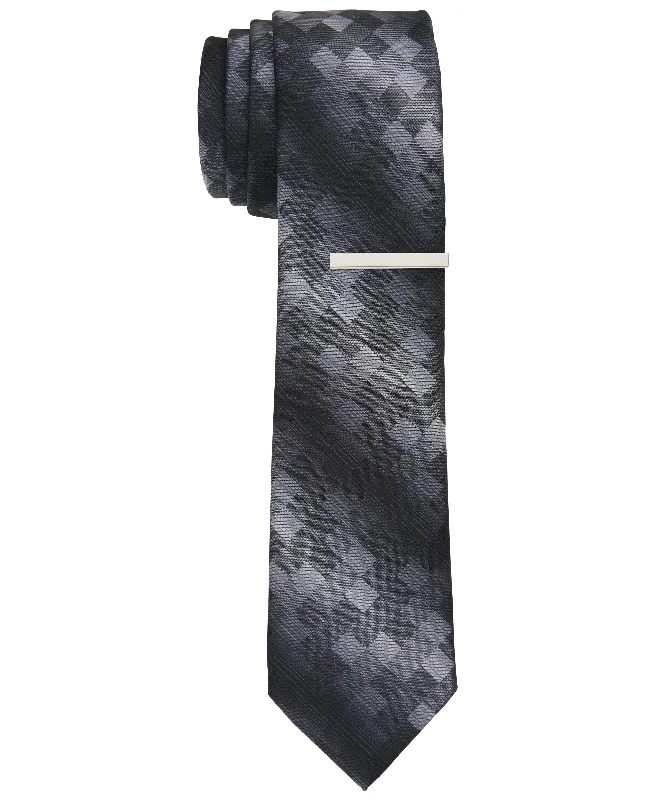 Men's tie for business-Shaded Solid Slim Tie