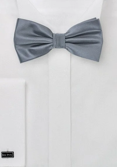 Men's formal tie for dinner events-Shadow Solid Bowtie