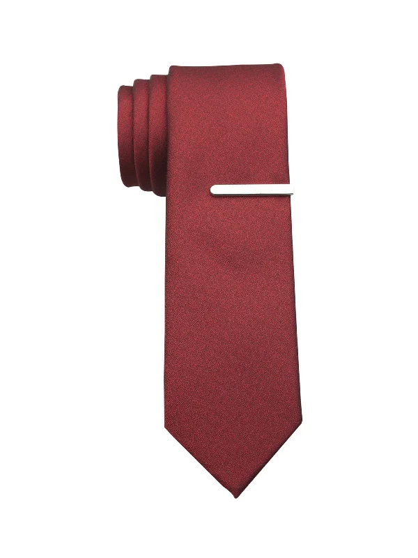 Men's tie for winter-Slim Sable Solid Tie