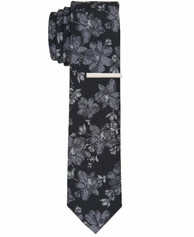 Men's tie for a date-Tarner Floral Slim Tie