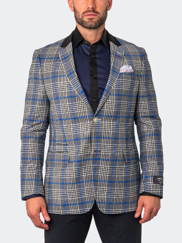 men's suit jacket sale -Blazer Socrate Evo ClassicCheck Black