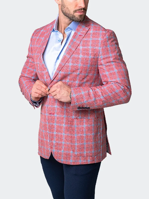 custom men's suits -Blazer Socrate Sartorial Pink