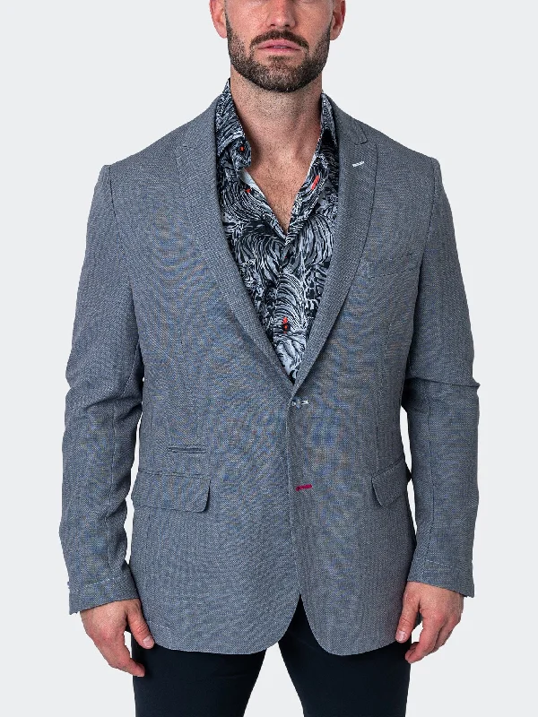 men's evening suits -Blazer Unconstructed LineGrey Grey