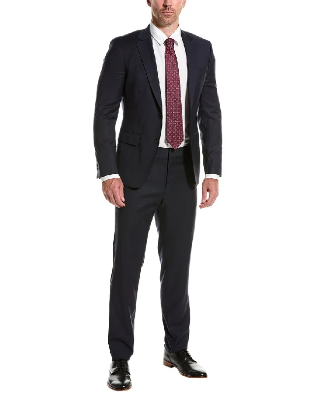 men's pastel color suits -BOSS Hugo Boss 2pc Wool Suit