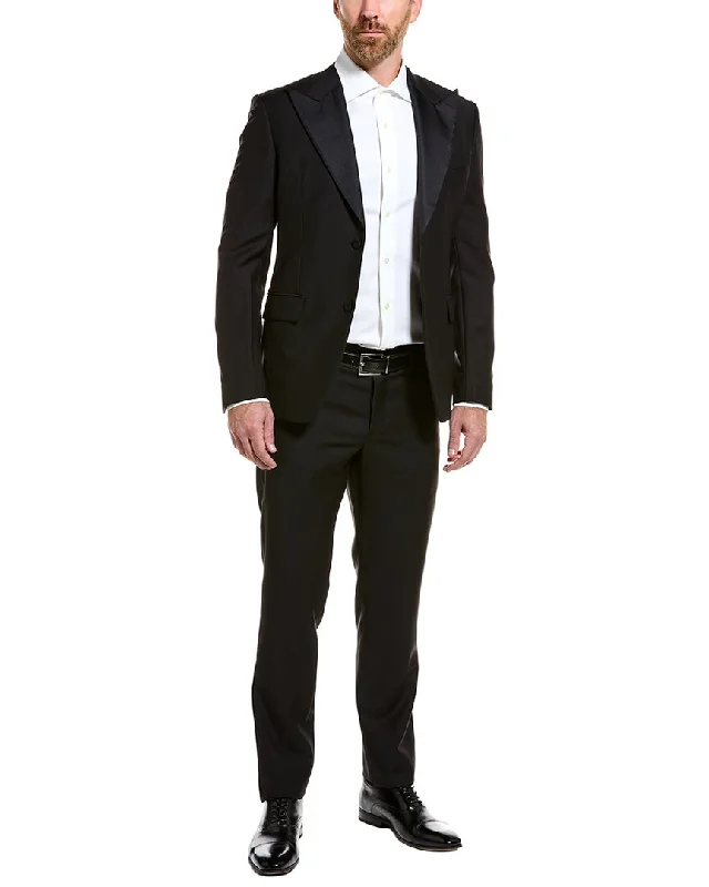 best men's suit for weddings -Bottega Veneta 2pc Tuxedo Suit