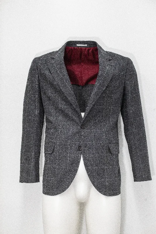 men's wedding tuxedo suit -Brunello Cucinelli Blazer in Grey