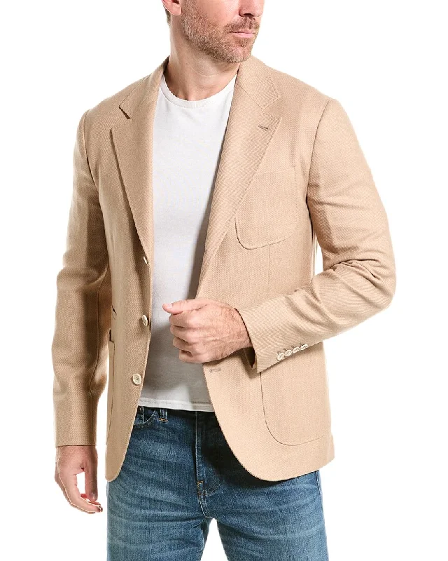 men's tailored formal wear -Brunello Cucinelli Wool-Blend Jacket