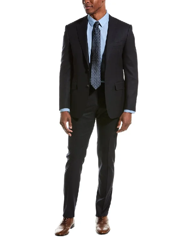 men's classic fit suit -Canali 2pc Wool-Blend Suit